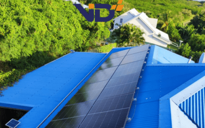 GUADELOUPE – SAINTE ANNE – Centrale de 8,9 kWc et 15 kWh de batteries